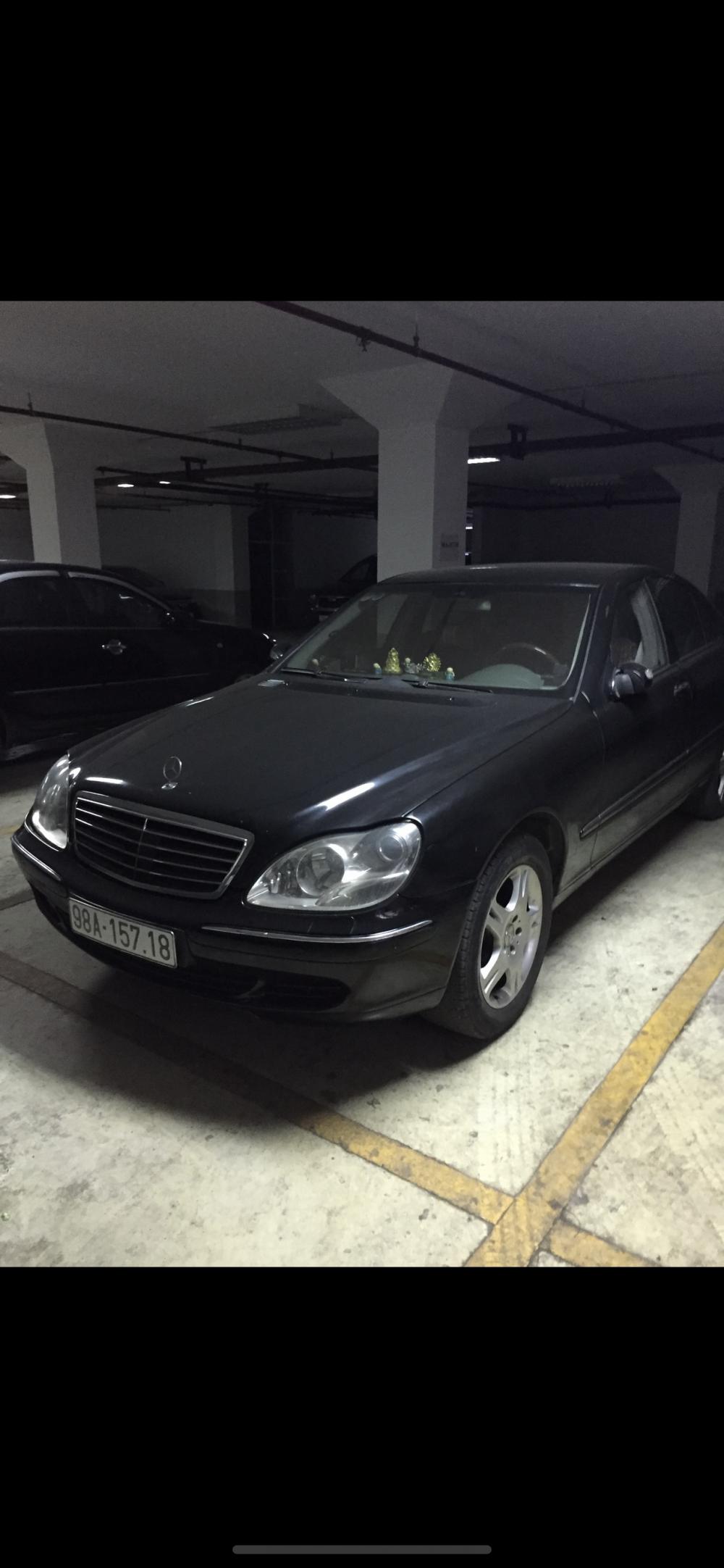 Mercedes-Benz S class 2003 - Bán ô tô Mercedes 2003, màu đen, nhập khẩu xe gia đình