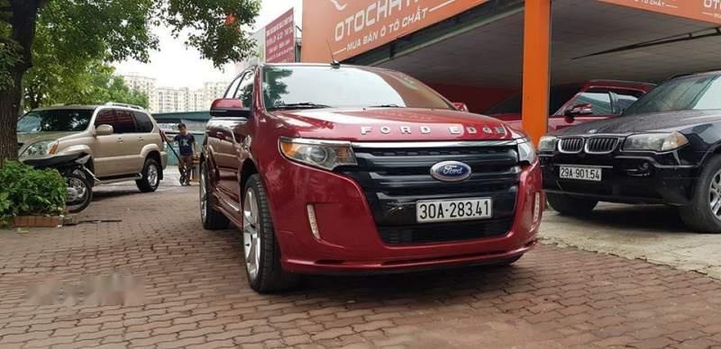 Ford Edge 3.7L 2014 - Cần bán gấp Ford Edge 3.7L năm sản xuất 2014, màu đỏ, nhập khẩu