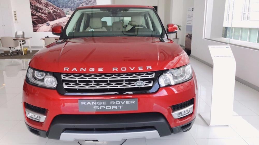 LandRover Sport 2018 - Bán xe LandRover Range Rover Sport HSE 2017, giao xe ngay màu đỏ, giao toàn quốc