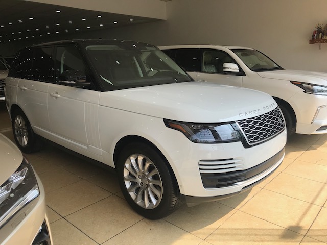 LandRover Range rover HSE 2018 - Bán Rangerover HSE Model 2019 trắng, nội thất nâu socola