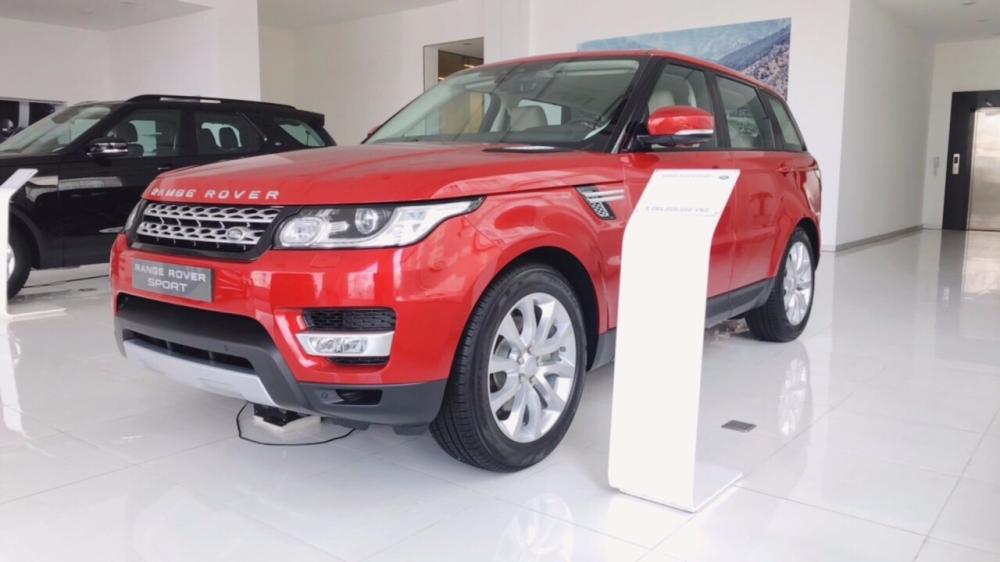 LandRover Sport 2018 - Bán xe LandRover Range Rover Sport HSE 2017, giao xe ngay màu đỏ, giao toàn quốc