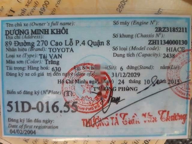 Toyota Van 2004 - Cần bán gấp Toyota Van đời 2004, màu trắng, xe nhập