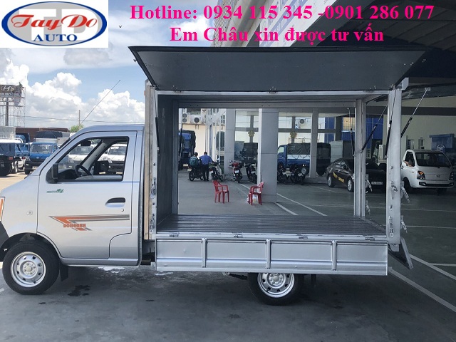 Cửu Long Simbirth 2018 - Thông số xe tải Dongben thùng cánh dơi 770kg, giá rẻ nhất Việt Nam, trả góp 70%, thủ tục đơn giản