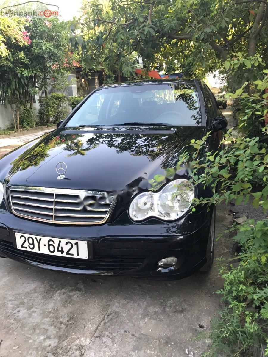 Mercedes-Benz C class C180 Elegance 2005 - Bán xe Mercedes C180 Elegance đời 2005, màu đen