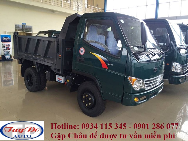 Fuso 2018 - Thông số xe ben TMT, 2.4 tấn, 2T4, 2.4T, giá gốc, xe có sẵn, Ô tô Tây Đô Kiên Giang