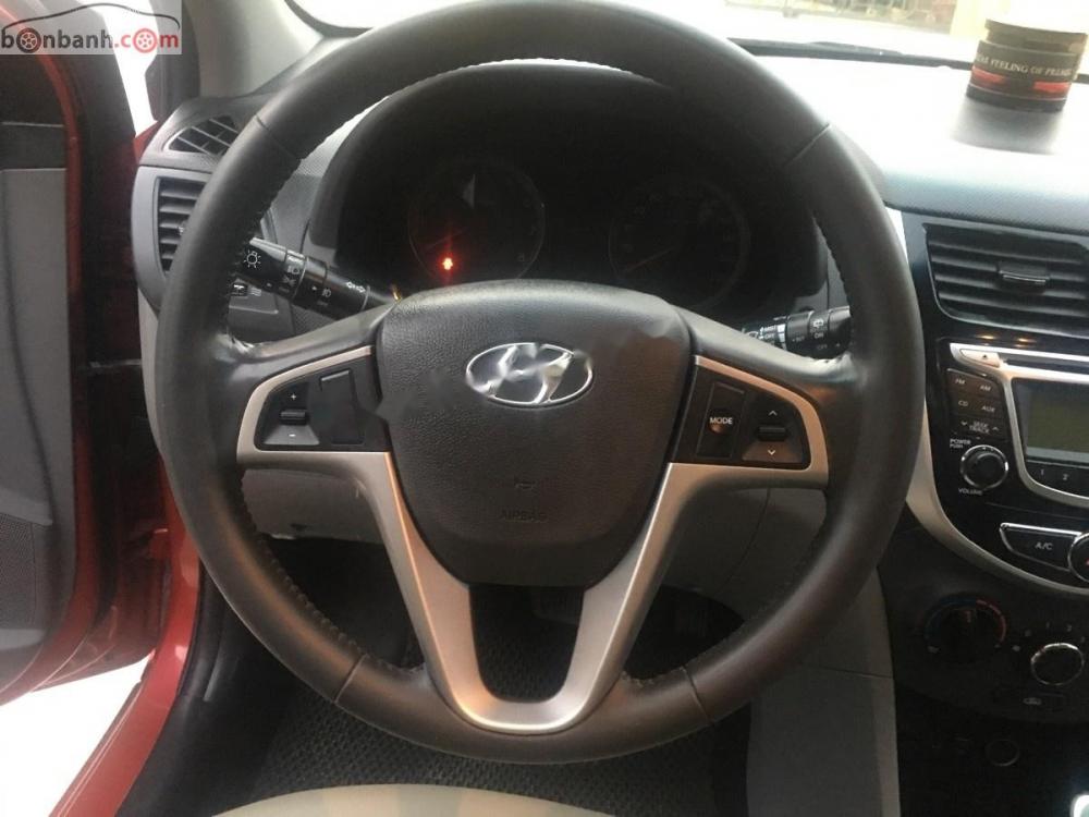 Hyundai Accent 1.4 AT 2014 - Bán xe Hyundai Accent 1.4 AT sản xuất 2014, màu đỏ, nhập khẩu nguyên chiếc 