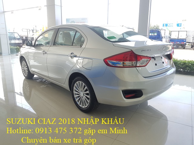 Suzuki Ciaz   2018 - Bán Suzuki Ciaz 5 chỗ - xe nhập khẩu nguyên chiếc, giá tốt - Liên hệ 0913475372 Minh