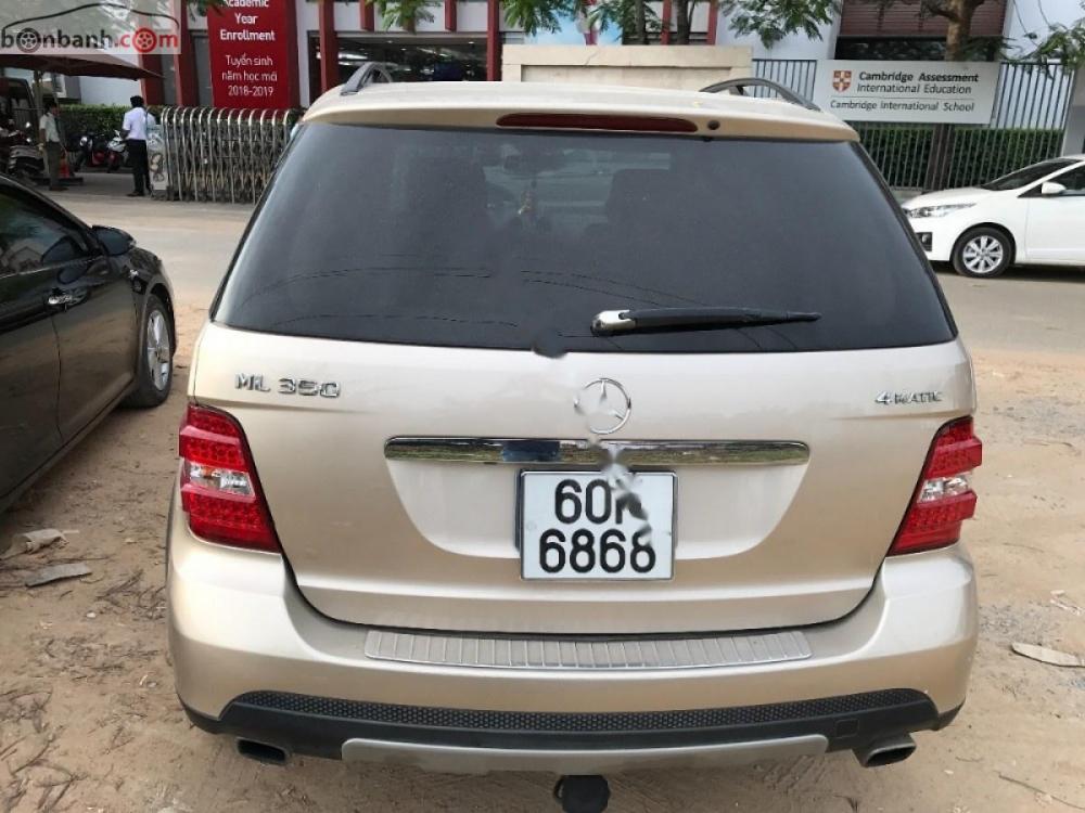 Mercedes-Benz ML Class ML350 2006 - Bán xe Mercedes ML350 năm 2006, màu vàng, xe nhập