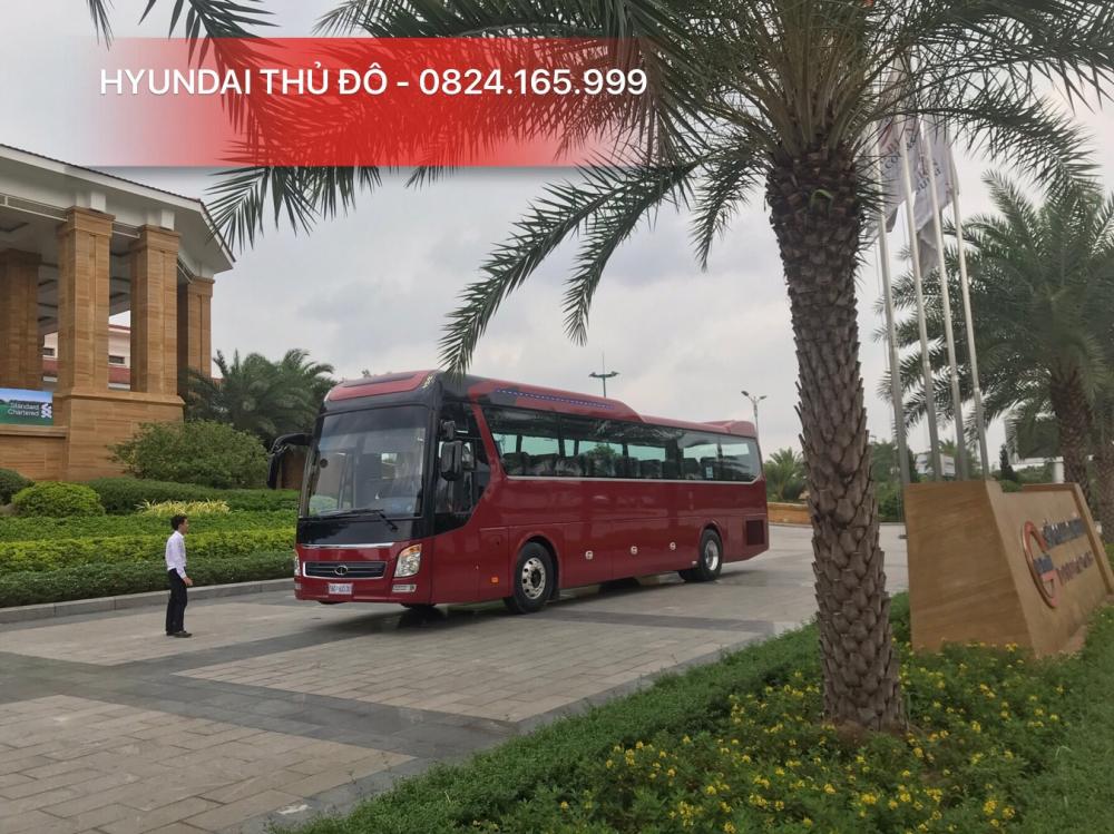 Hyundai Tracomeco Universe Xpress Weichai 2019 2018 - Bán xe khách Tracomeco Universe Xpress Weichai đời 2019, màu đỏ, nhập khẩu