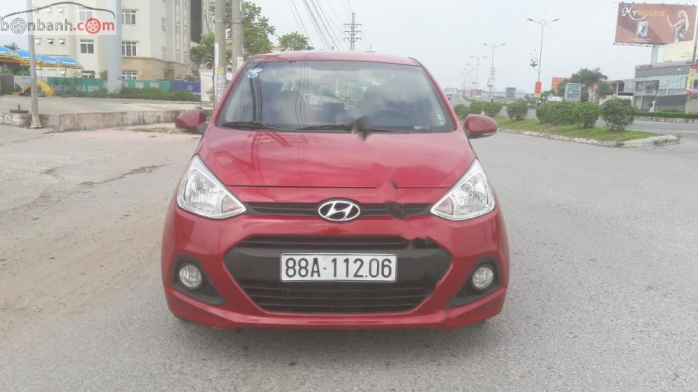 Hyundai i10 1.0MT 2015 - Cần bán xe Hyundai i10 1.0MT đời 2015, màu đỏ, xe nhập, giá 299tr