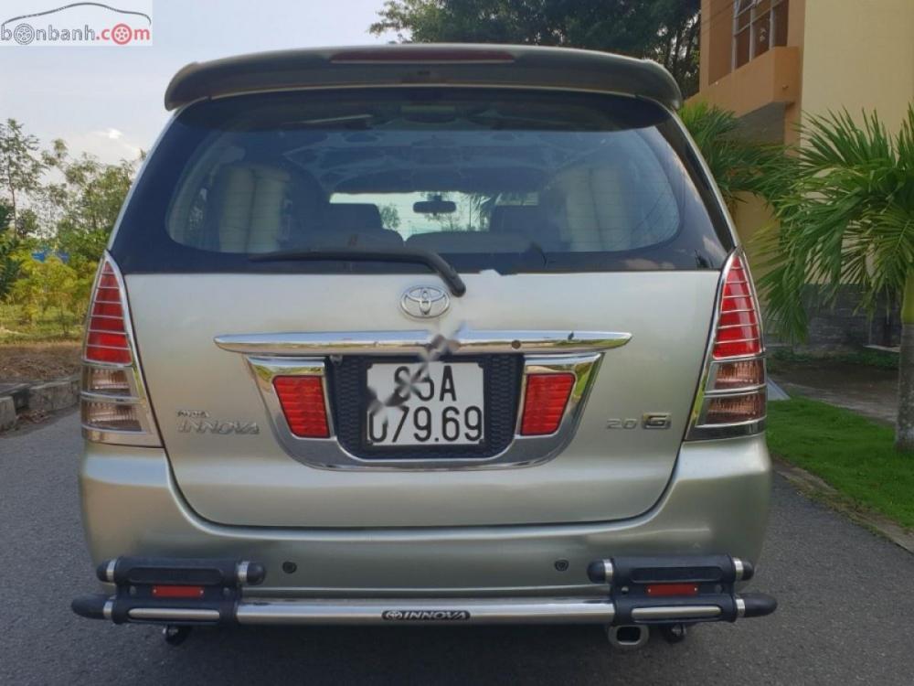 Toyota Innova 2.0 G 2007 - Bán Toyota Innova 2.0 G sản xuất năm 2007, màu vàng, giá chỉ 368 triệu