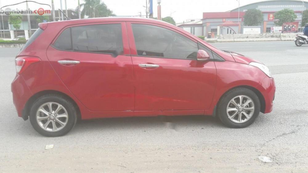 Hyundai i10 1.0MT 2015 - Cần bán xe Hyundai i10 1.0MT đời 2015, màu đỏ, xe nhập, giá 299tr