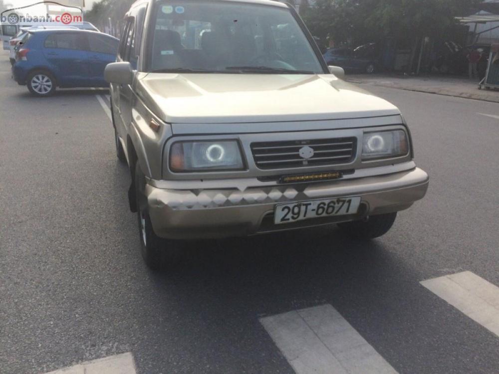 Suzuki Vitara JLX 2003 - Bán xe Suzuki Vitara JLX đời 2003, màu vàng, 160 triệu