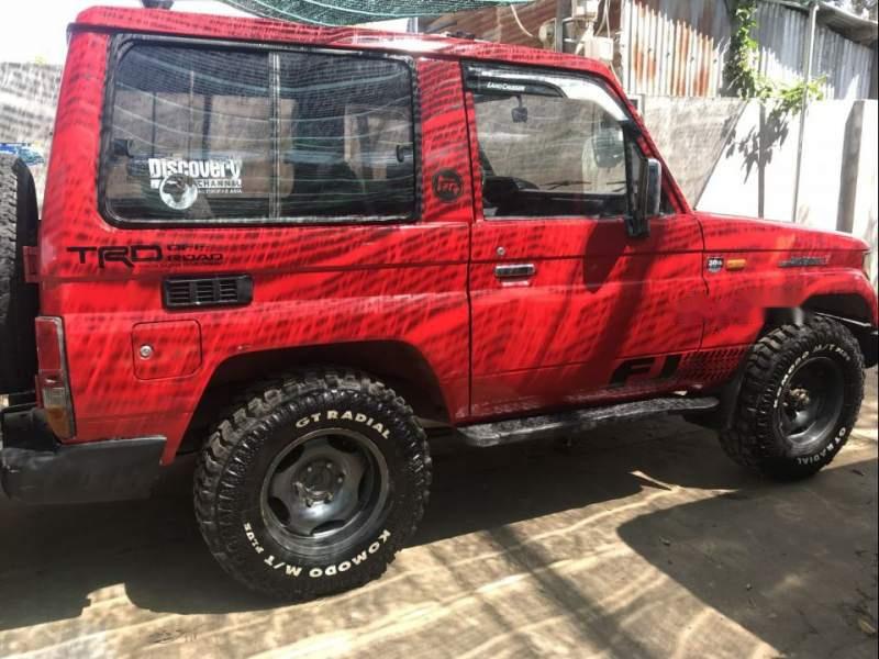 Toyota Land Cruiser 1992 - Bán Toyota Land Cruiser sản xuất 1992, màu đỏ, nhập khẩu, giá tốt