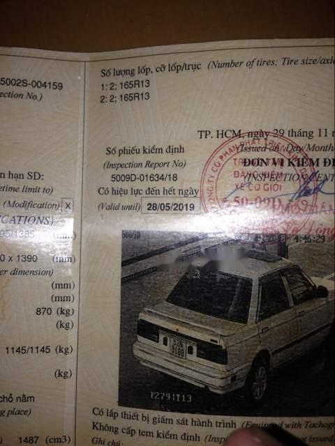 Nissan 100NX 1986 - Cần bán gấp Nissan 100NX năm sản xuất 1986, màu trắng, xe nhập, giá tốt