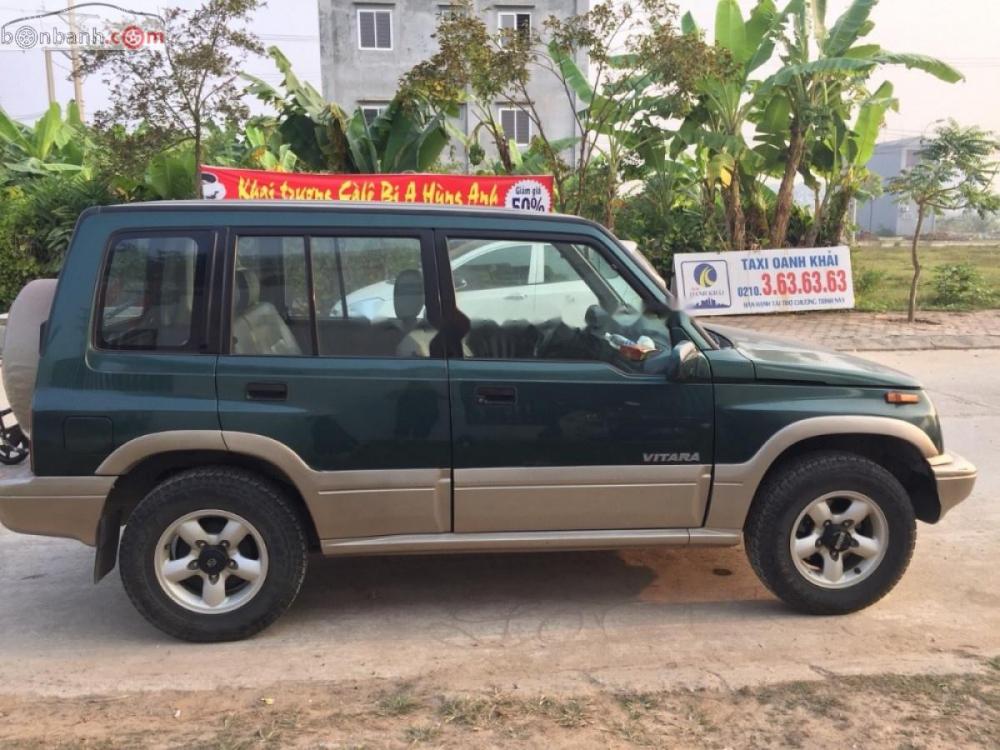 Suzuki Vitara JLX 2005 - Bán Suzuki Vitara JLX năm 2005, màu xanh, 205tr