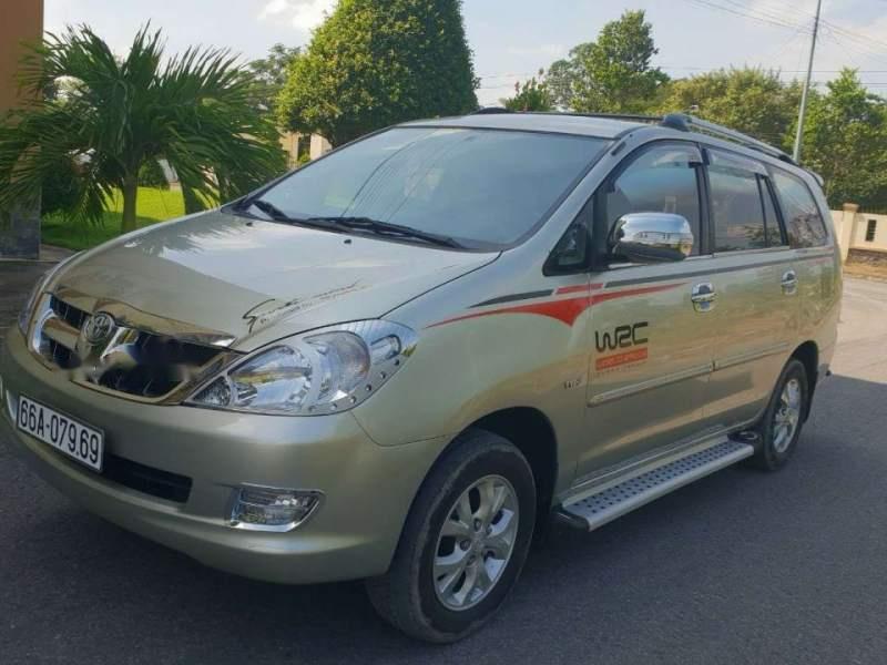 Toyota Innova  2.0G 2007 - Gia đình bán Toyota Innova 2.0G sản xuất 2007, màu vàng cát