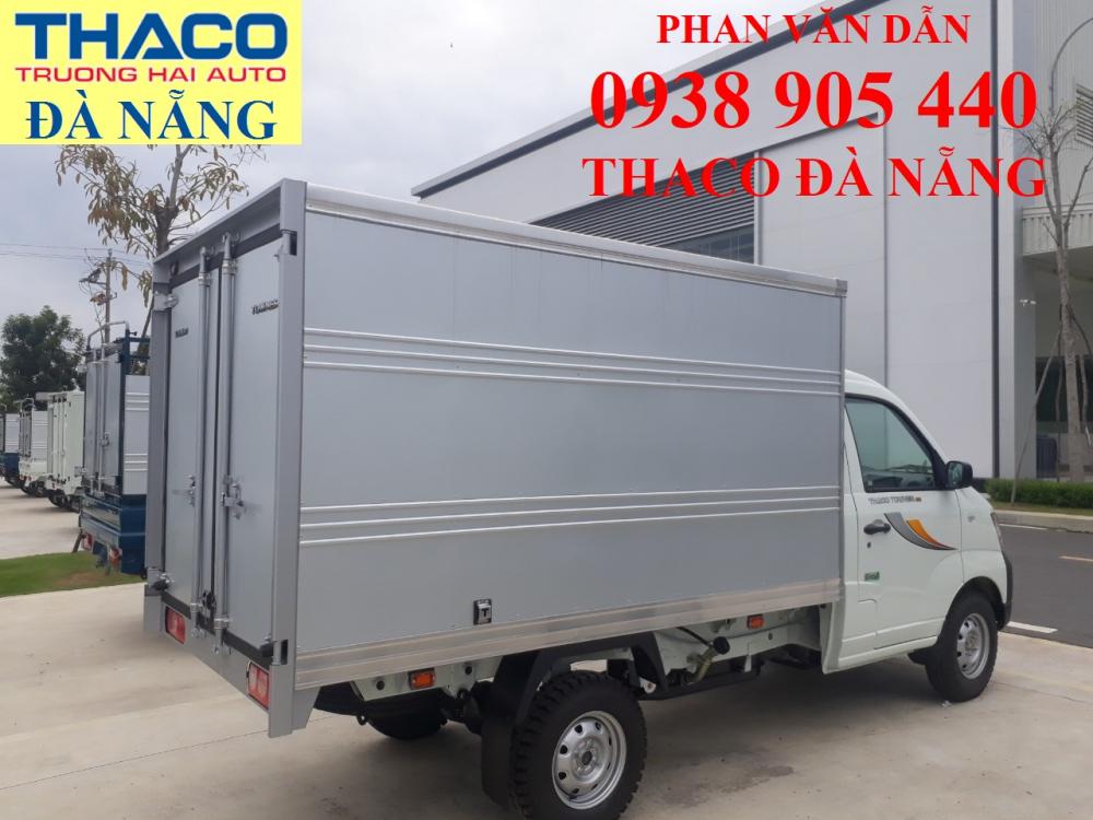 Xe tải 500kg - dưới 1 tấn 990 2018 - Bán xe tải Thaco 990kg, thùng kín đời 2018 có máy lạnh, hỗ trợ trả góp 70% tại Đà Nẵng