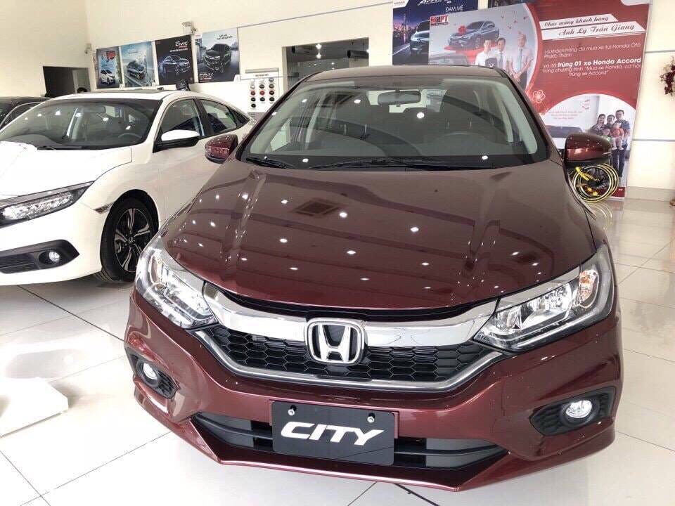 Honda City TOP 2018 - {Xe giao ngay} Bán Honda City TOP năm 2018, màu đỏ, giá chỉ 599 triệu. Tặng bảo hiểm thân xe, camera hành trình