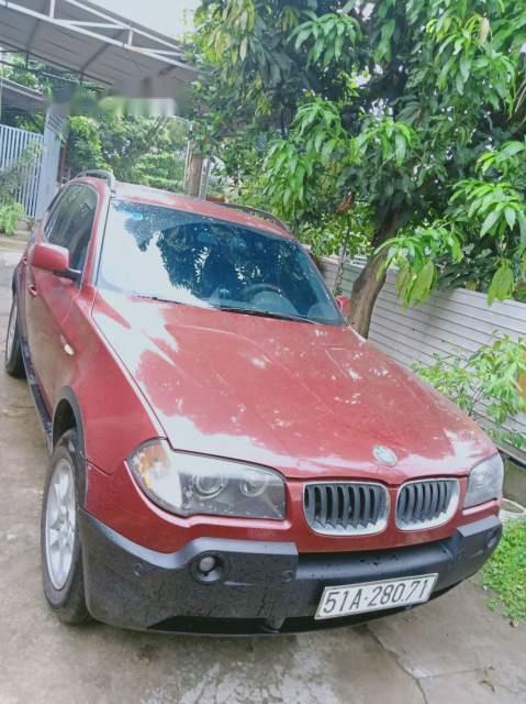 BMW X3   2004 - Bán BMW X3 2004, màu đỏ, nhập khẩu, giá 350tr