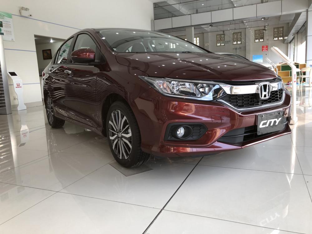 Honda City 1.5V- CVT 2018 - Bán xe Honda City 1.5V- CVT sản xuất 2018, màu đỏ