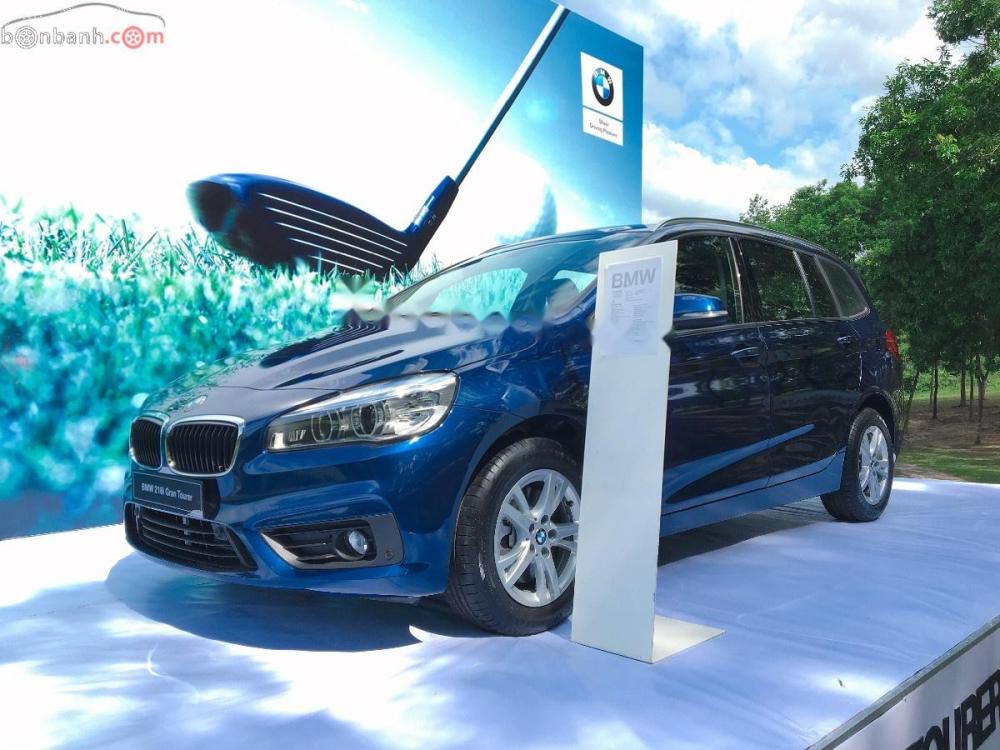 BMW 2 Series 218i Gran Tourer 2018 - Bán xe BMW 2 Series 218i Gran Tourer năm sản xuất 2018, màu xanh lam, nhập khẩu 