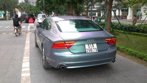 Audi A7   3.0 AT  2011 - Bán ô tô Audi A7 3.0 AT 2011, màu xanh lam