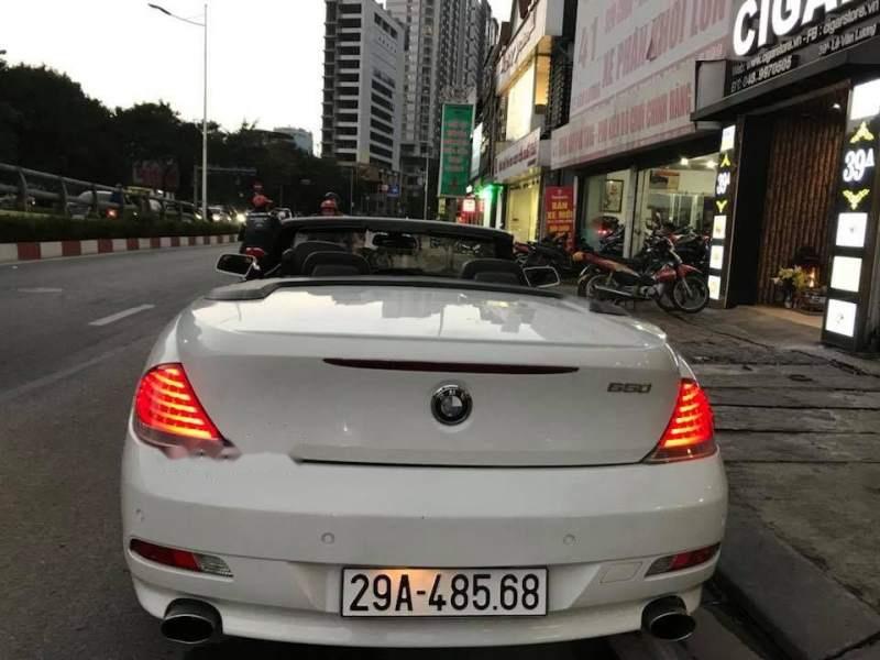 BMW 6 Series  650C 2006 - Bán BMW 6 Series 650C sản xuất năm 2006, màu trắng, xe nhập ít sử dụng, 970 triệu