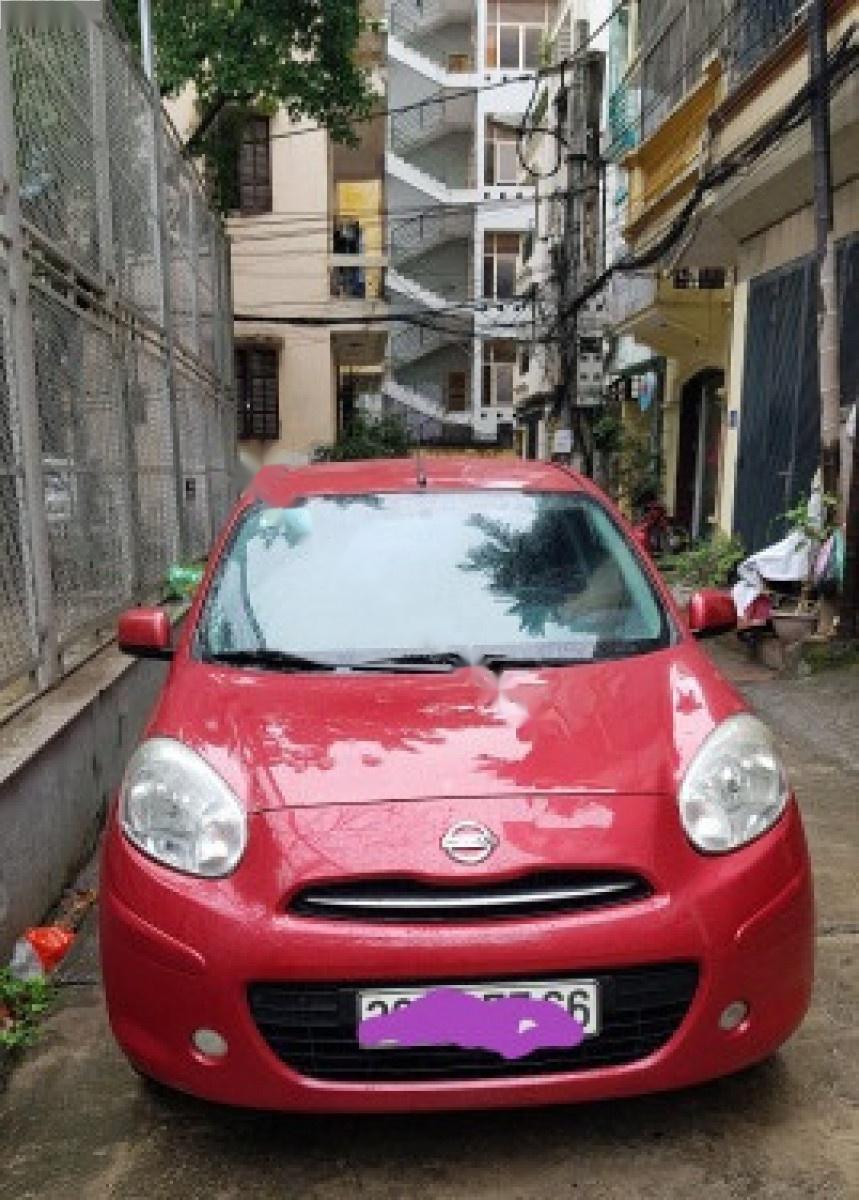 Nissan Micra 1.2 AT 2010 - Bán Nissan Micra 1.2 AT đời 2010, màu đỏ, xe nhập số tự động, giá chỉ 290 triệu