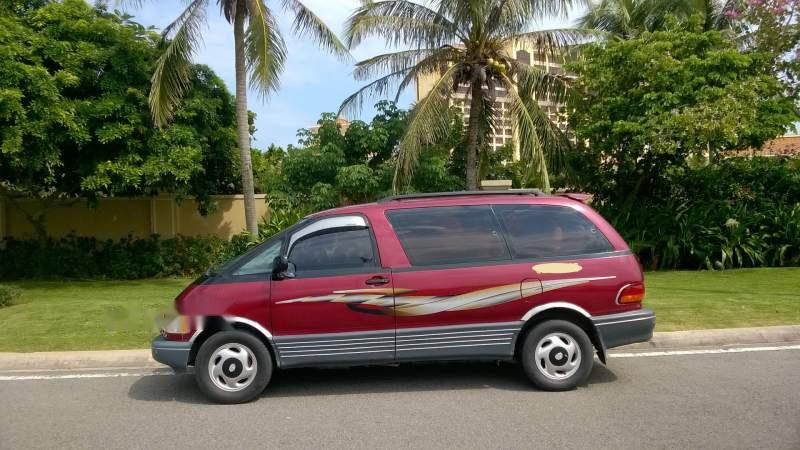 Toyota Previa   1997 - Cần bán xe Toyota Previa 1997, màu đỏ, nhập khẩu nguyên chiếc, giá 140tr