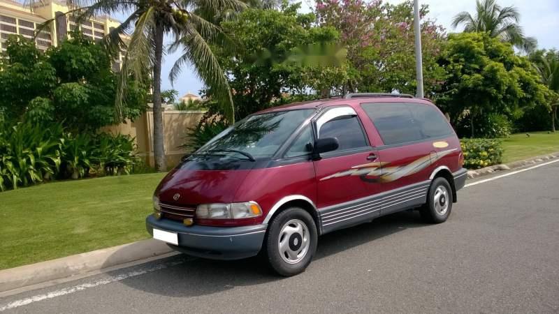 Toyota Previa   1997 - Cần bán xe Toyota Previa 1997, màu đỏ, nhập khẩu nguyên chiếc, giá 140tr