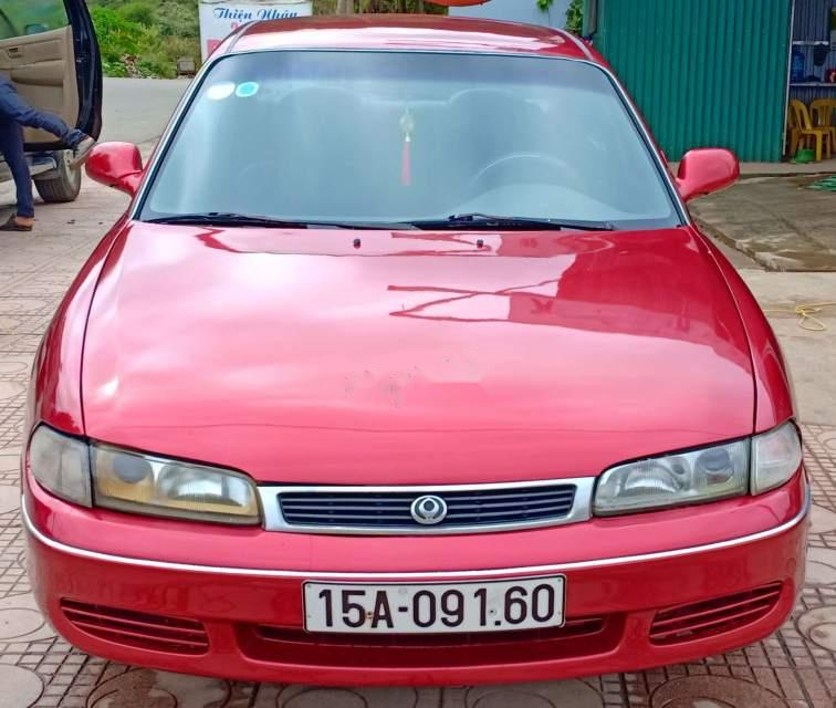 Mazda 626 1995 - Bán xe Mazda 626 đời 1995, màu đỏ, nhập khẩu