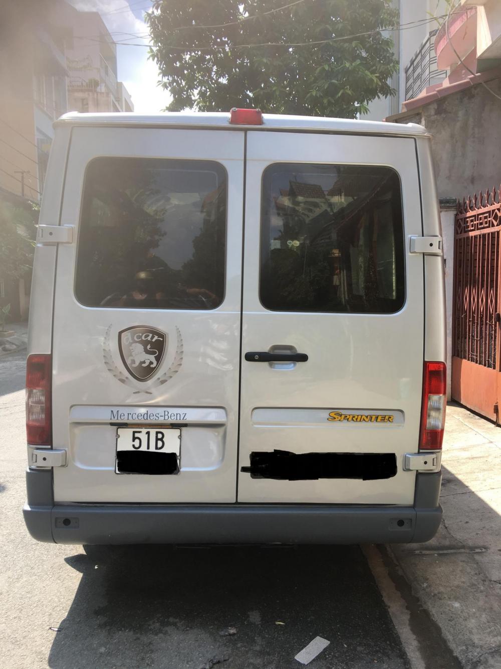 Mercedes-Benz Sprinter 311 2008 - Bán xe Mercedes 16 chỗ 311 năm 2008, màu xám bạc