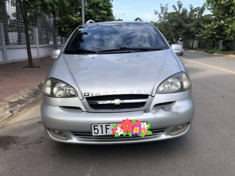 Chevrolet Vivant MT 2008 - Gia đình bán Chevrolet Vivant, 7 chỗ ngồi, sản xuất năm 2008, số sàn, màu bạc, biển số thành phố