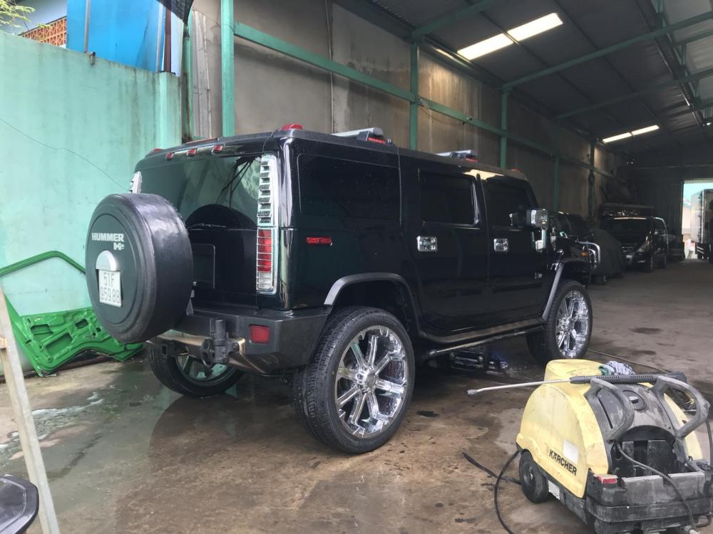 Hummer H2 2006 - Cần bán Hummer H2 năm 2006 màu đen, 3 tỷ 450 triệu, xe nhập, chiến binh sa mạc