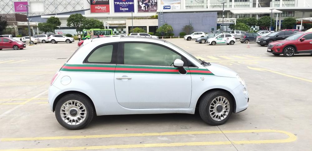 Fiat 500 2009 - Fiat 500c xanh da trời  