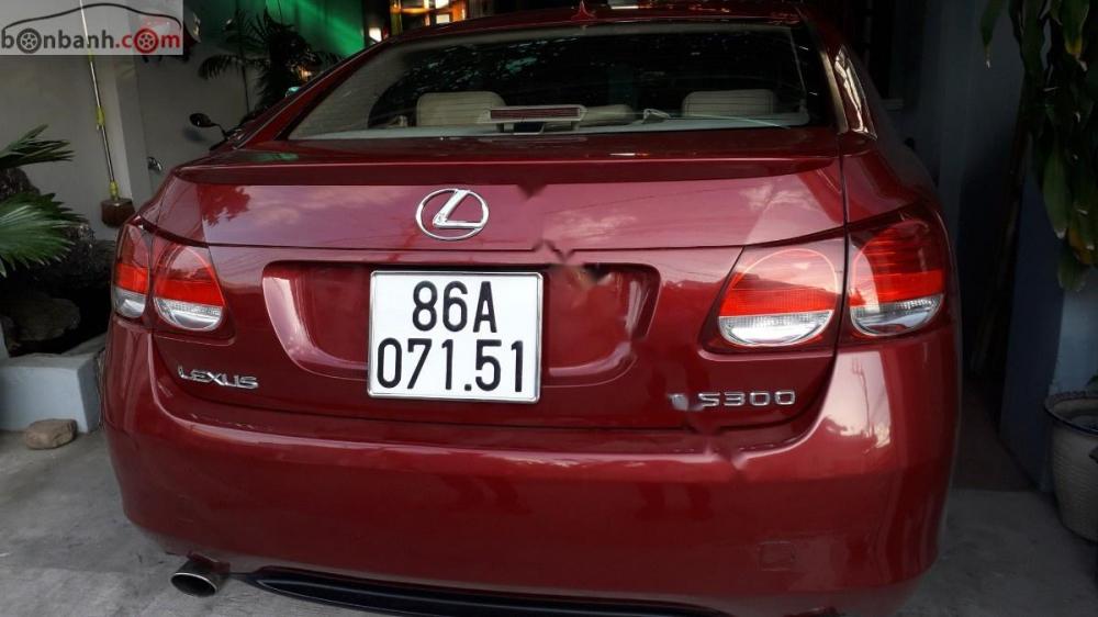 Lexus GS 300 2005 - Bán Lexus GS 300 năm sản xuất 2005, màu đỏ, xe nhập 