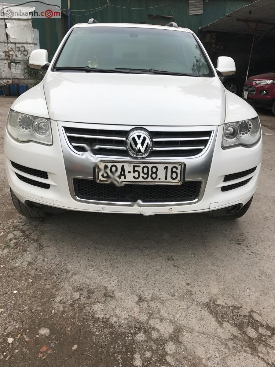 Volkswagen Touareg 2.5 R5 TDI 2008 - Bán Volkswagen Touareg 2.5 R5 TDI đời 2008, màu trắng, nhập khẩu nguyên chiếc