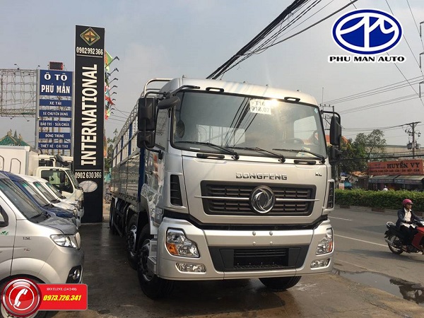 JRD 2018 - Xe tải 4 chân Dongfeng Hoàng Huy tải trọng 17T9