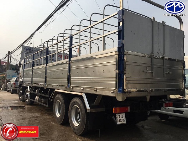 JRD 2018 - Xe tải 4 chân Dongfeng Hoàng Huy tải trọng 17T9