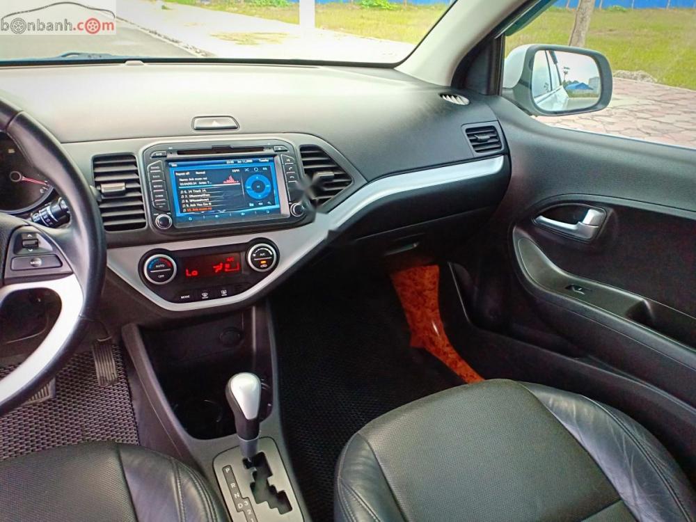 Kia Picanto S 1.25 AT 2014 - Bán Kia Picanto S 1.25 AT năm sản xuất 2014, màu trắng số tự động