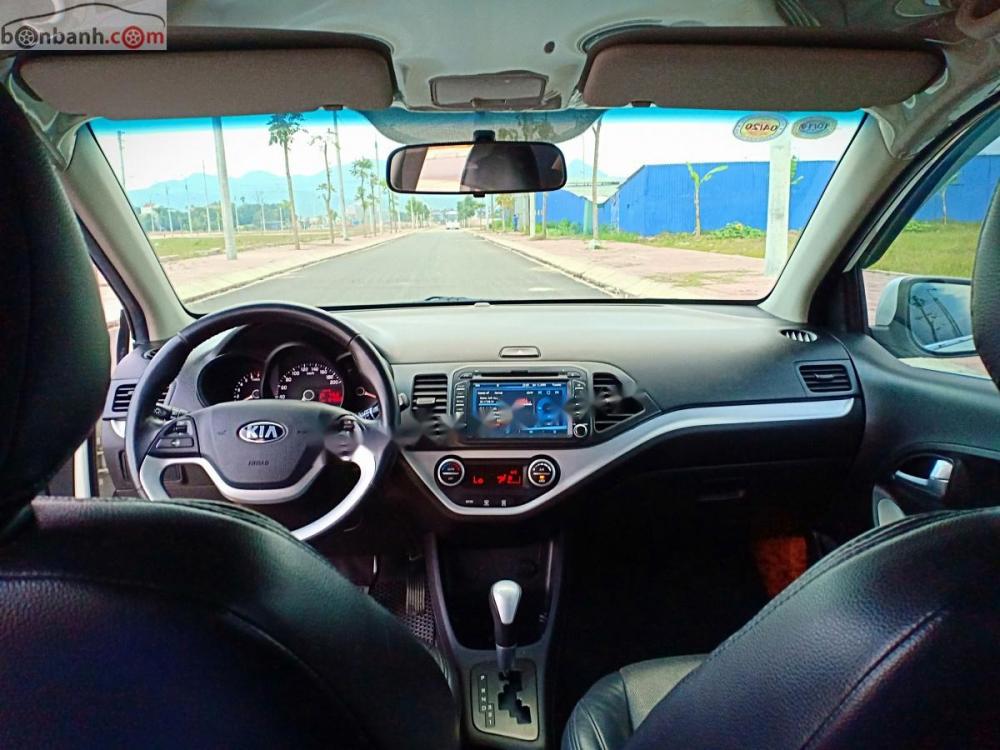 Kia Picanto S 1.25 AT 2014 - Bán Kia Picanto S 1.25 AT năm sản xuất 2014, màu trắng số tự động