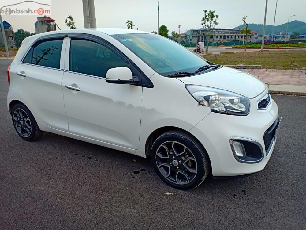 Kia Picanto S 1.25 AT 2014 - Bán Kia Picanto S 1.25 AT năm sản xuất 2014, màu trắng số tự động