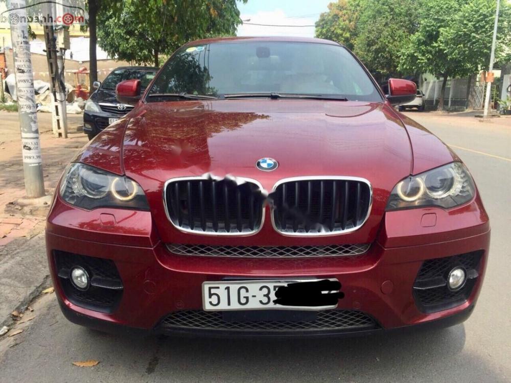 BMW X6 xDrive35i 2008 - Cần bán xe BMW X6 xDrive35i đời 2008, màu đỏ, nhập khẩu 
