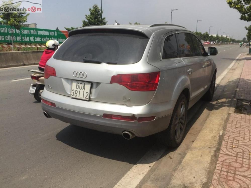 Audi Q7 4.2 AT 2007 - Bán Audi Q7 4.2 AT 2007, màu bạc, nhập khẩu 