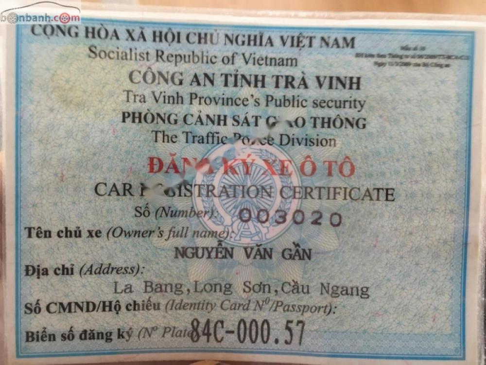 Vinaxuki 1490T 2007 - Bán xe tải Vinaxuki 1.5T 2007, màu xanh, sx năm 2007