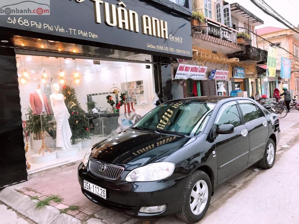 Toyota Corolla altis 1.8G MT 2007 - Bán Toyota Corolla altis 1.8G MT đời 2007, màu đen đã đi 18171 km, giá 350tr