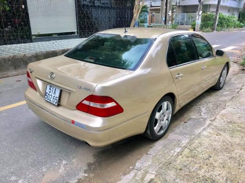 Lexus LS 430 2005 - Bán Lexus LS 430 đời 2005, màu vàng, nhập khẩu