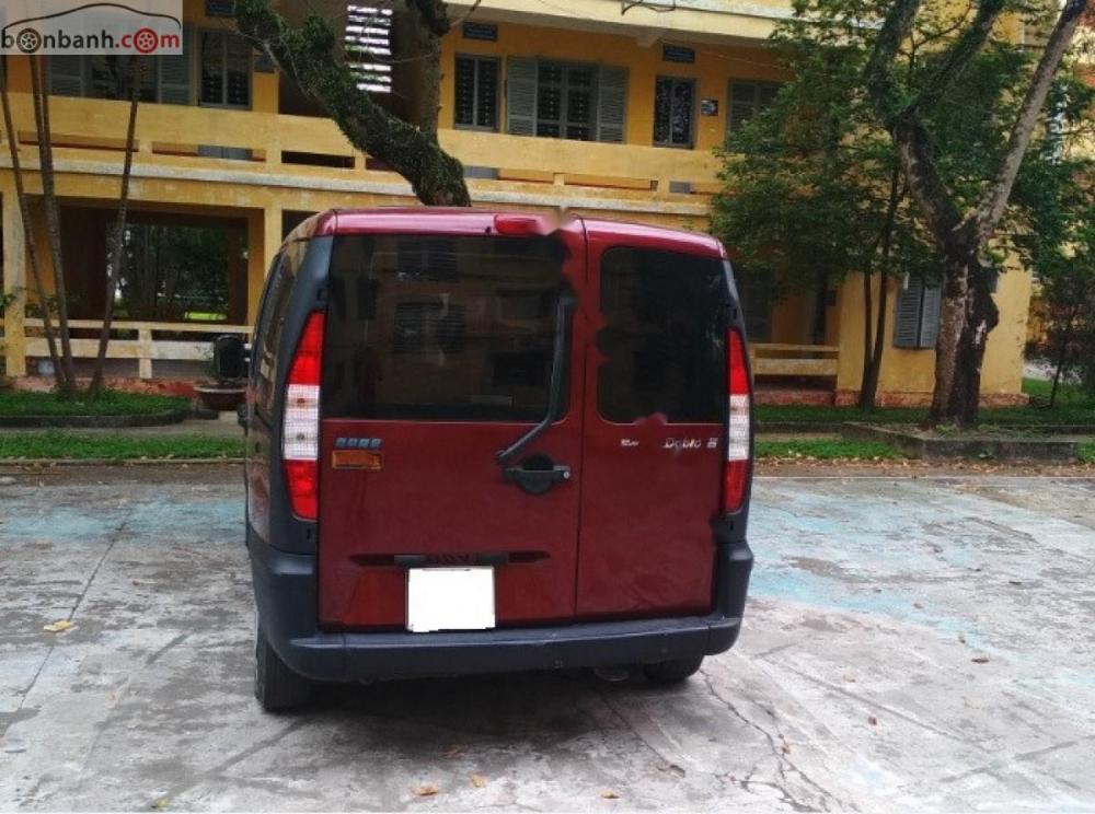 Fiat Doblo 1.6 2004 - Bán Fiat Doblo 1.6 năm 2004, màu đỏ giá cạnh tranh