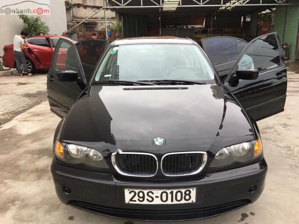 BMW 3 Series 318i AT 2002 - Bán ô tô BMW 3 Series 318i AT đời 2002, màu đen giá cạnh tranh
